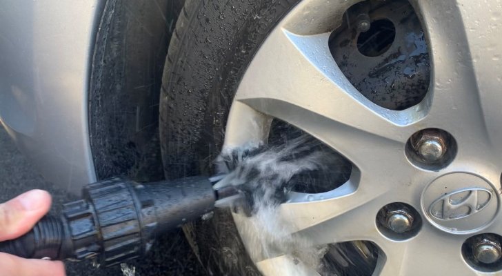 Tvättborste som roterar