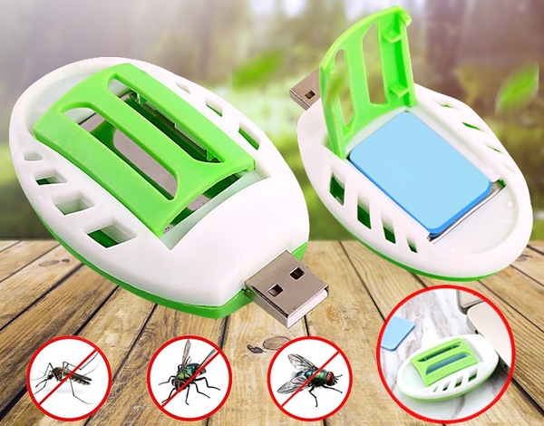 Bærbar myggbeskyttelse - USB - Trykk på bildet for å lukke